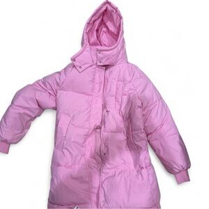 Puffit Pink Hooded Jacket